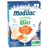 Modilac Céréales Bio Riz Carottes 250G