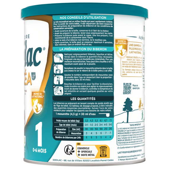 Modilac Doucéa Lf+ 1 820gr