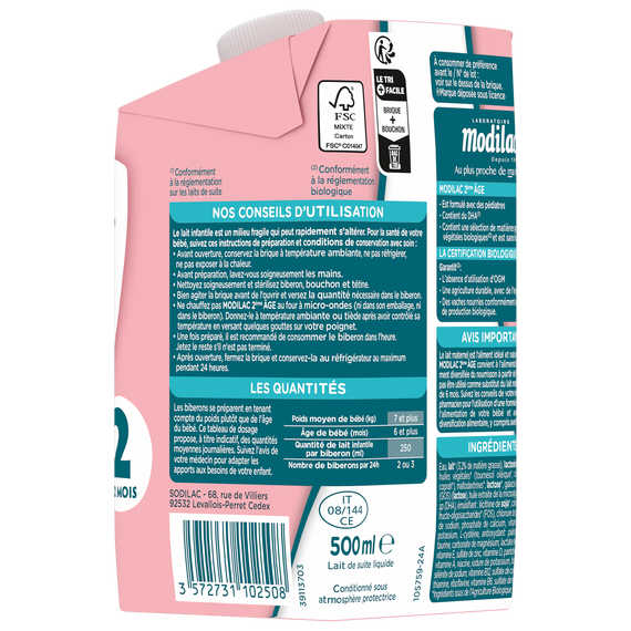 Modilac Bio liquide 2