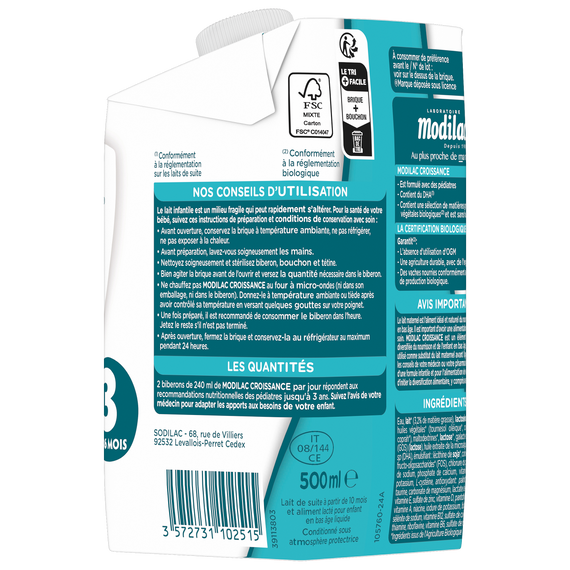 Modilac Bio liquide croissance