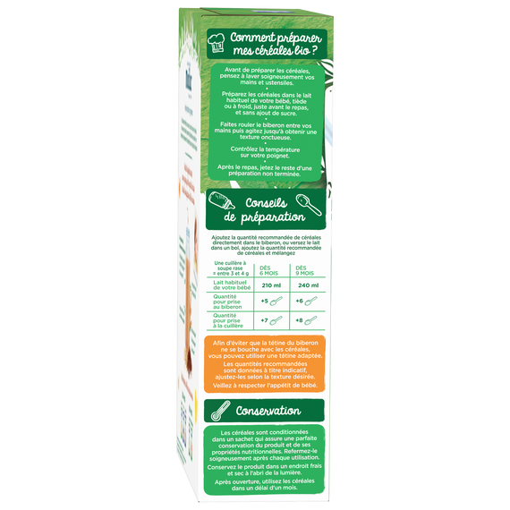 Modilac Céréales Bio Cacao 250G