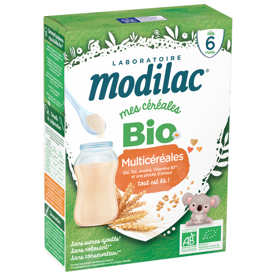 Modilac Céréales Bio Multi-Céréales 250G