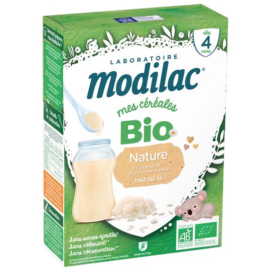 Modilac Céréales Bio Nature 250G