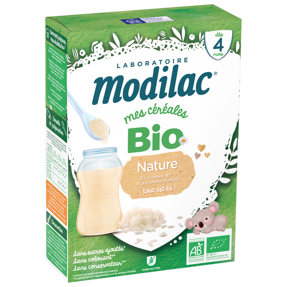 Modilac Céréales Bio Nature 250G
