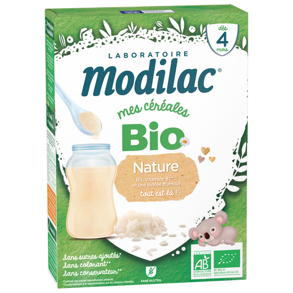 Modilac Céréales Bio Nature 250G