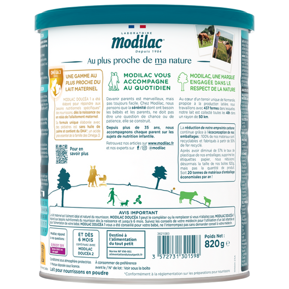 Modilac Doucéa 1 Lf+ 820gr